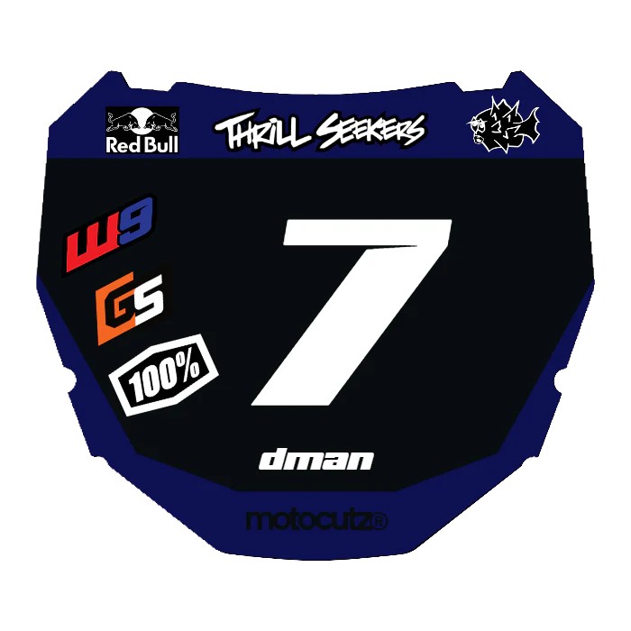 CUSTOM ODI NUMBER PLATE DECAL