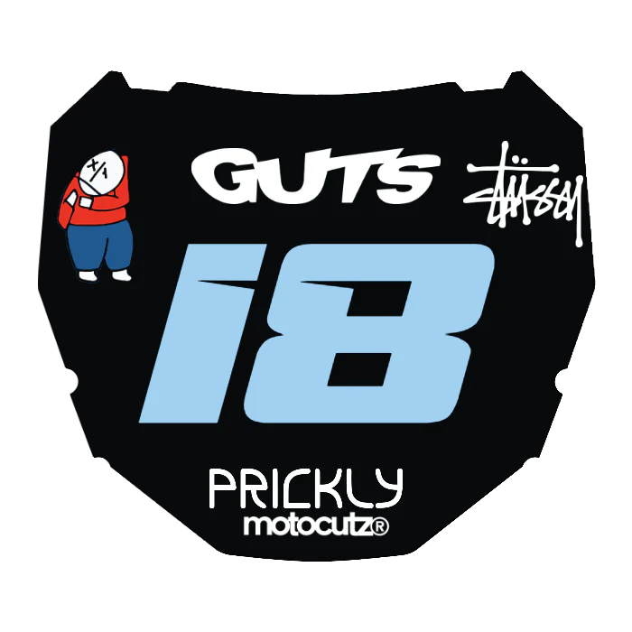CUSTOM ODI NUMBER PLATE DECAL