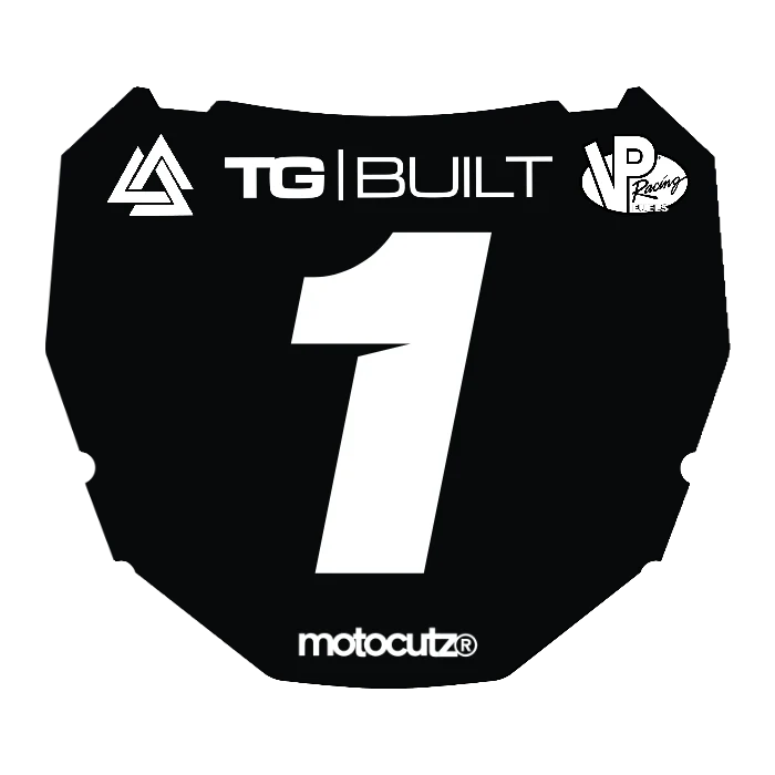 CUSTOM ODI NUMBER PLATE DECAL
