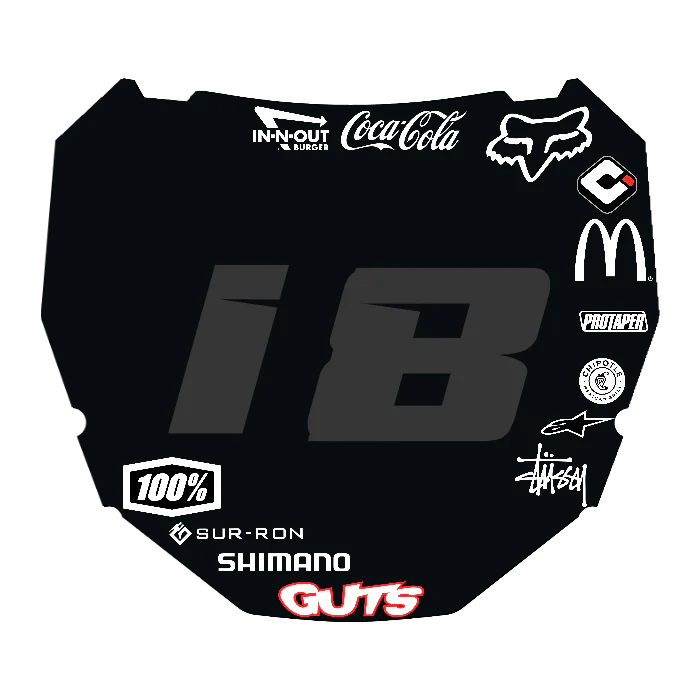 CUSTOM ODI NUMBER PLATE DECAL
