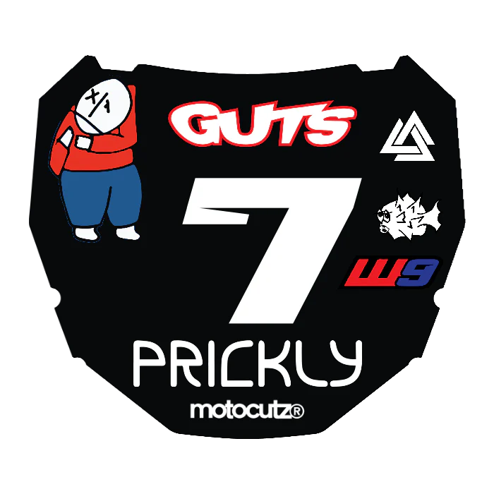 CUSTOM ODI NUMBER PLATE DECAL