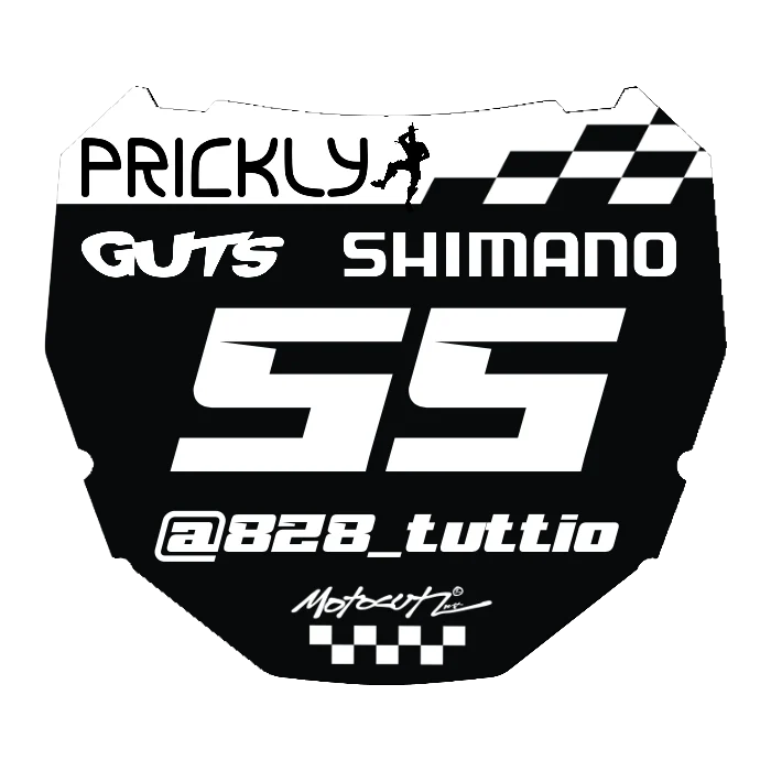 CUSTOM ODI NUMBER PLATE DECAL