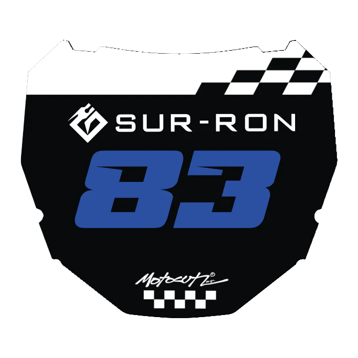 CUSTOM ODI NUMBER PLATE DECAL