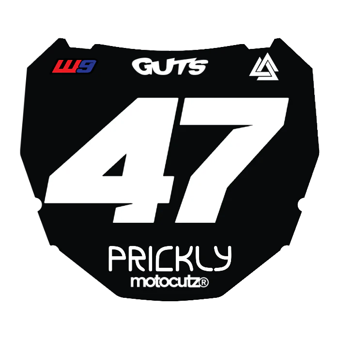 CUSTOM ODI NUMBER PLATE DECAL