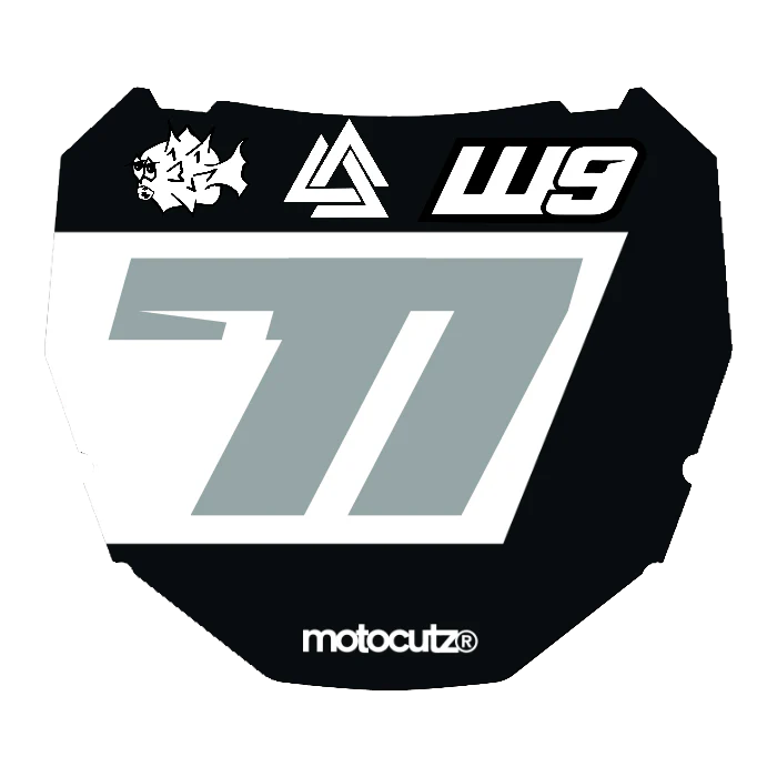 CUSTOM ODI NUMBER PLATE DECAL