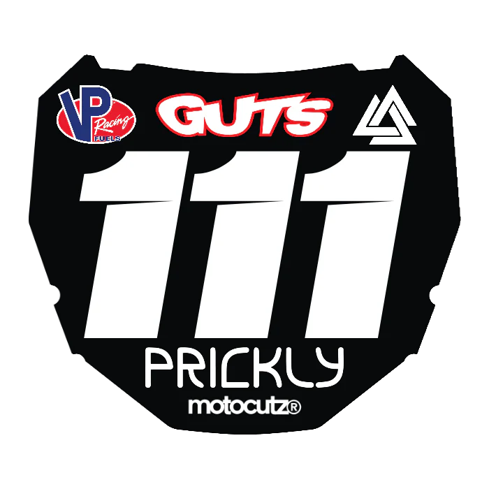 CUSTOM ODI NUMBER PLATE DECAL