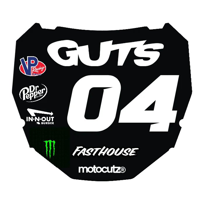 CUSTOM ODI NUMBER PLATE DECAL