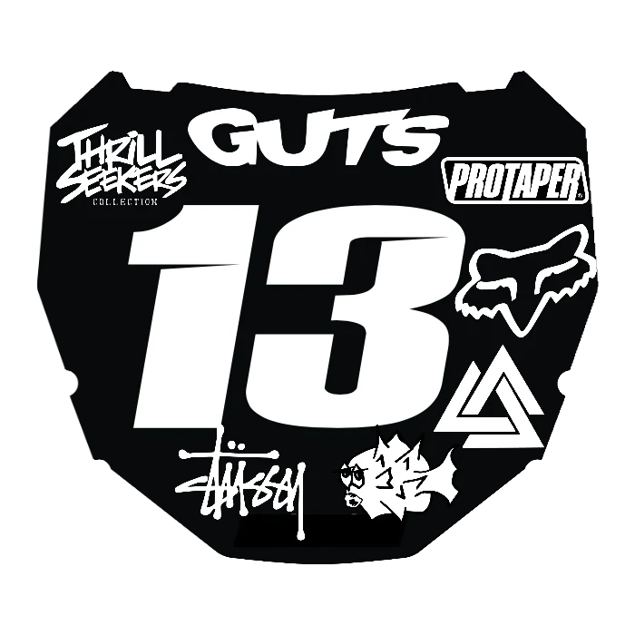 CUSTOM ODI NUMBER PLATE DECAL