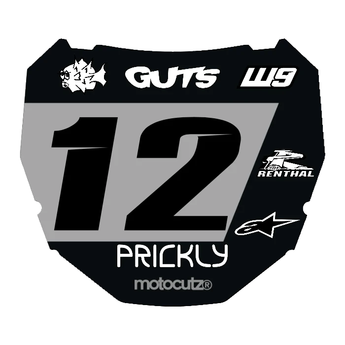 CUSTOM ODI NUMBER PLATE DECAL