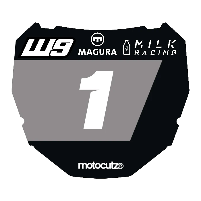 CUSTOM ODI NUMBER PLATE DECAL