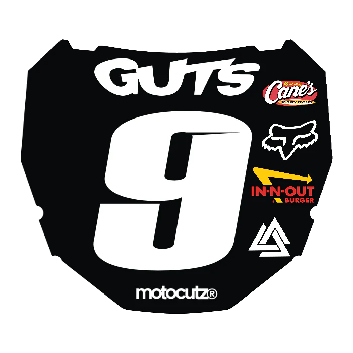 CUSTOM ODI NUMBER PLATE DECAL