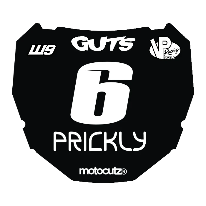 CUSTOM ODI NUMBER PLATE DECAL