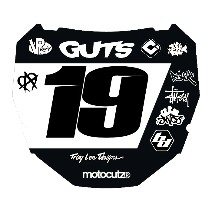 CUSTOM ODI NUMBER PLATE DECAL