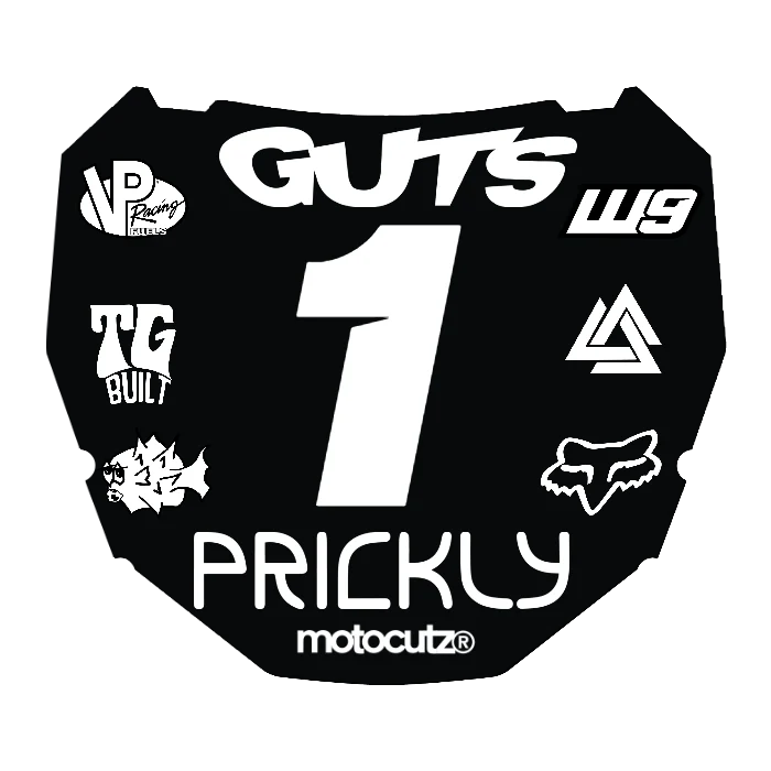 CUSTOM ODI NUMBER PLATE DECAL