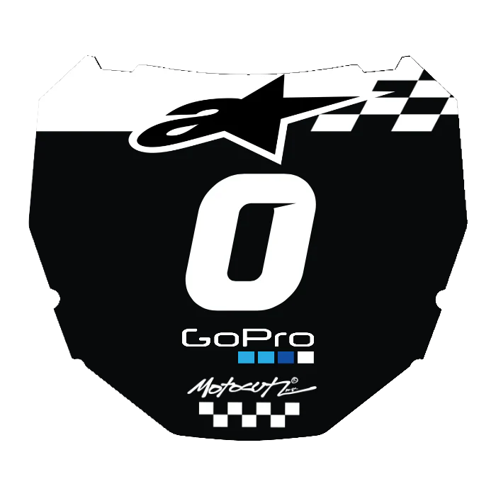 CUSTOM ODI NUMBER PLATE DECAL