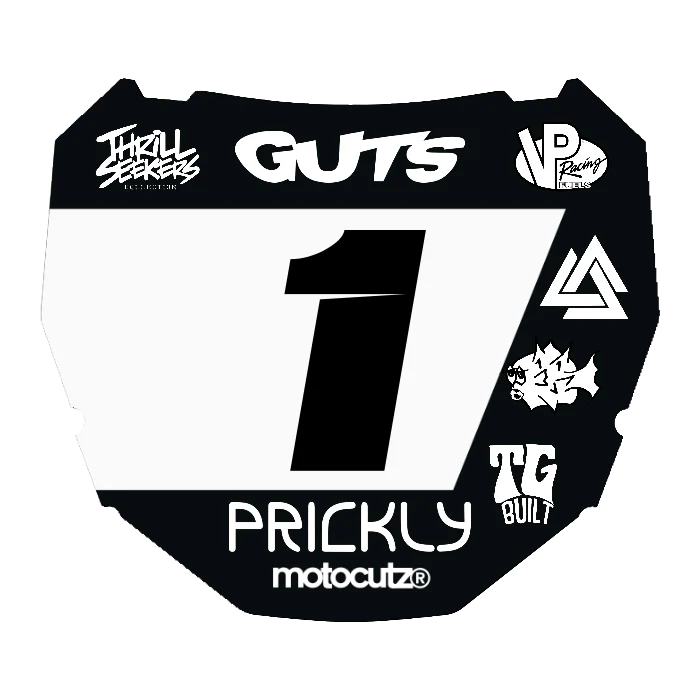 CUSTOM ODI NUMBER PLATE DECAL