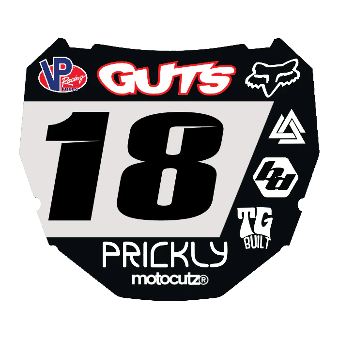 CUSTOM ODI NUMBER PLATE DECAL