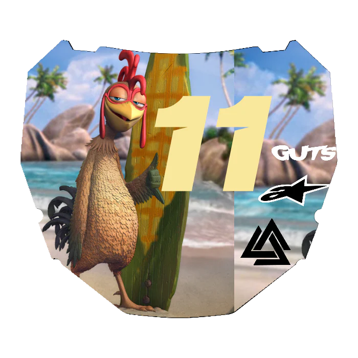 CUSTOM ODI NUMBER PLATE DECAL