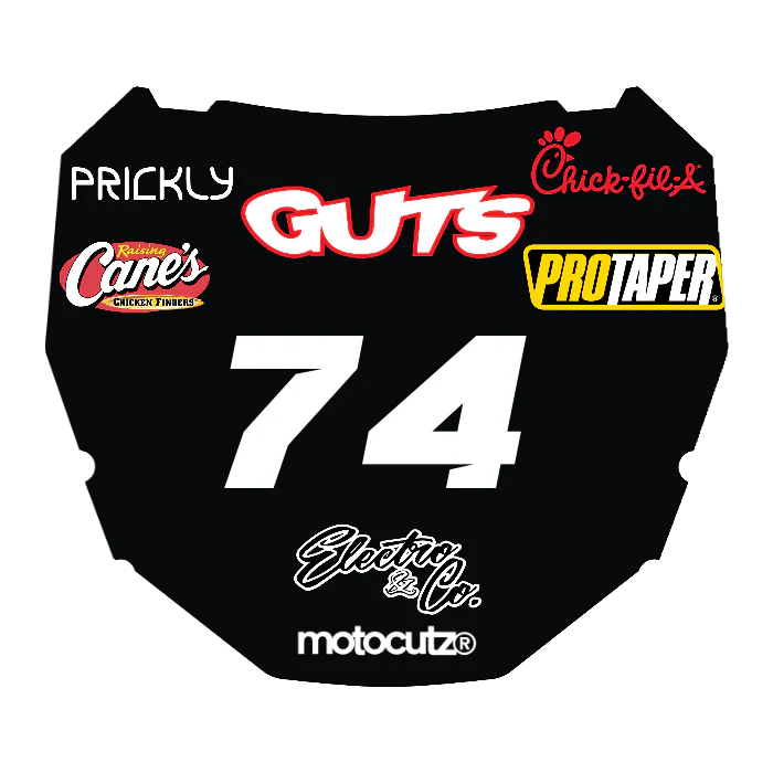 CUSTOM ODI NUMBER PLATE DECAL