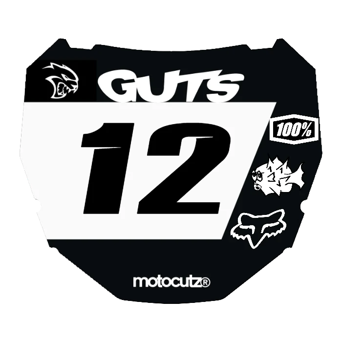 CUSTOM ODI NUMBER PLATE DECAL