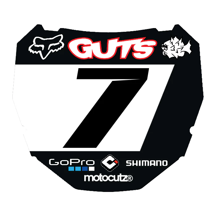 CUSTOM ODI NUMBER PLATE DECAL