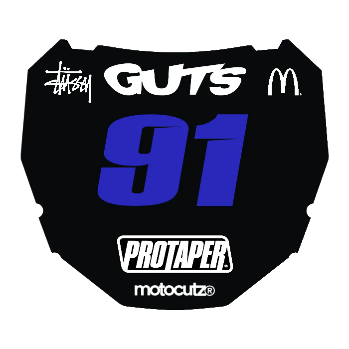 CUSTOM ODI NUMBER PLATE DECAL