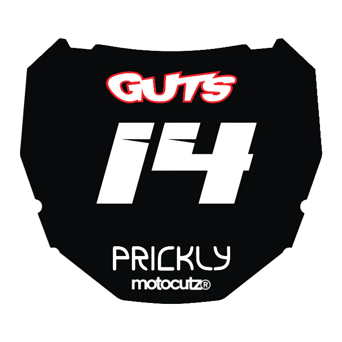 CUSTOM ODI NUMBER PLATE DECAL