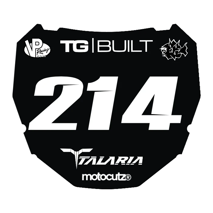 CUSTOM ODI NUMBER PLATE DECAL