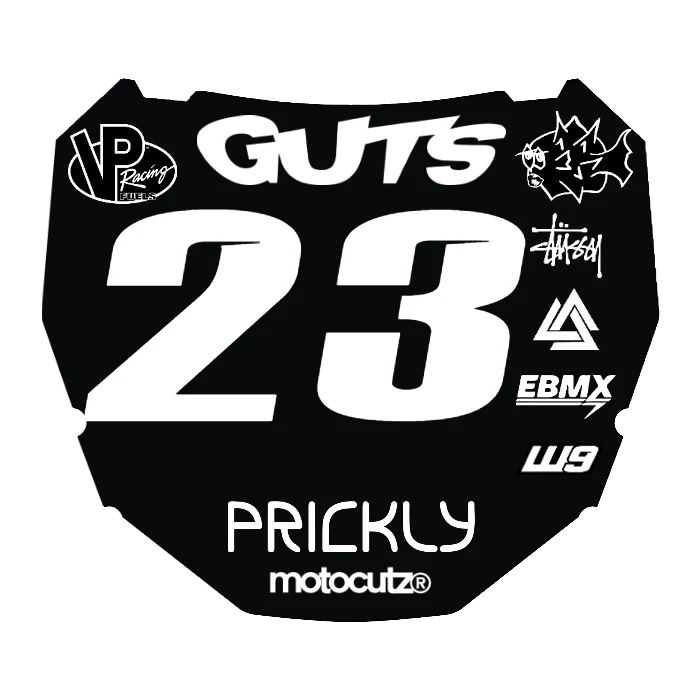 CUSTOM ODI NUMBER PLATE DECAL