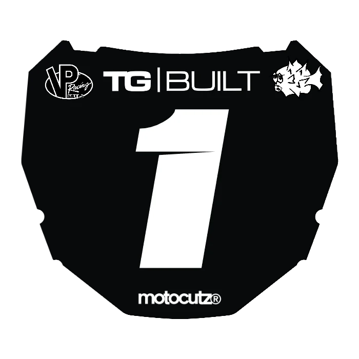 CUSTOM ODI NUMBER PLATE DECAL