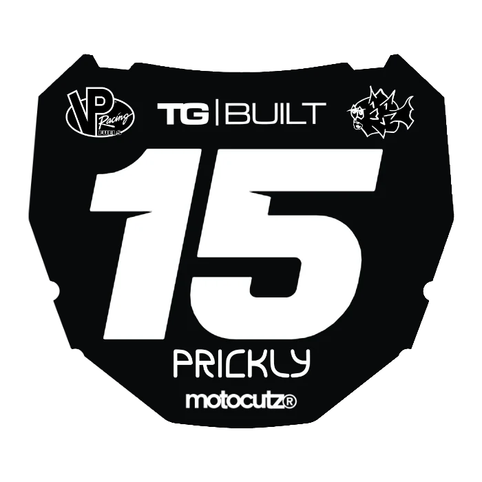 CUSTOM ODI NUMBER PLATE DECAL
