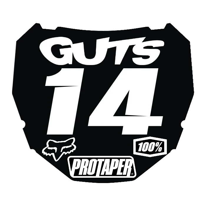 CUSTOM ODI NUMBER PLATE DECAL