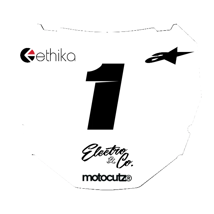 CUSTOM ODI NUMBER PLATE DECAL