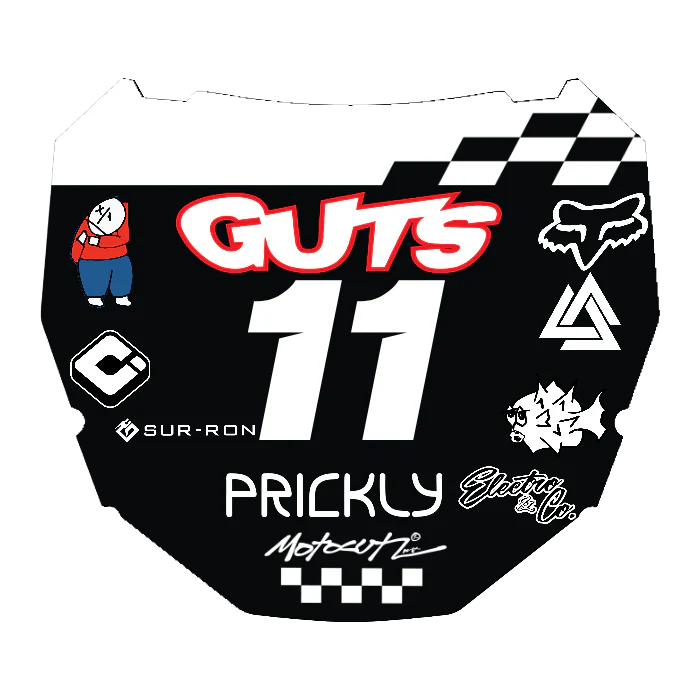 CUSTOM ODI NUMBER PLATE DECAL