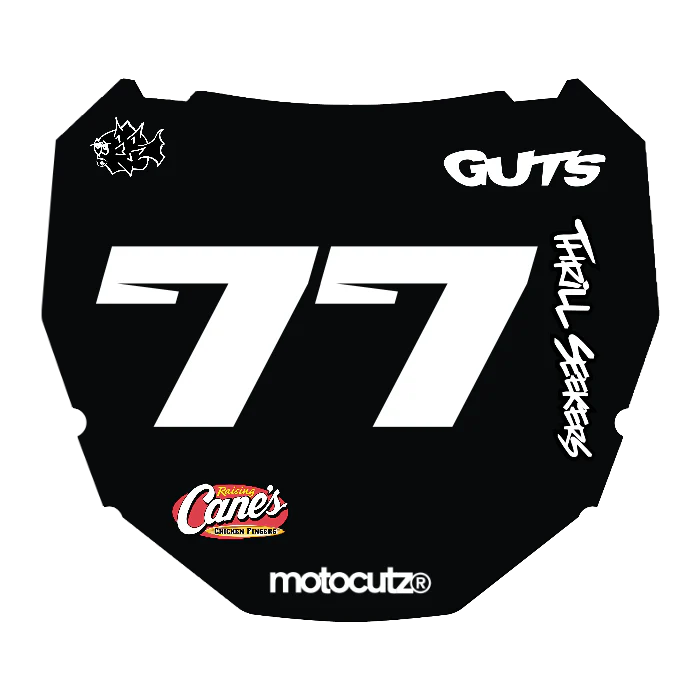 CUSTOM ODI NUMBER PLATE DECAL
