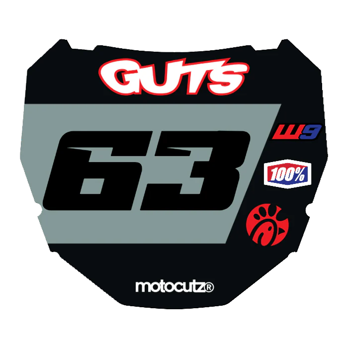 CUSTOM ODI NUMBER PLATE DECAL