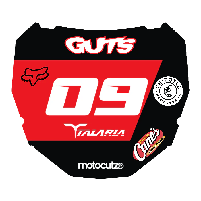 CUSTOM ODI NUMBER PLATE DECAL
