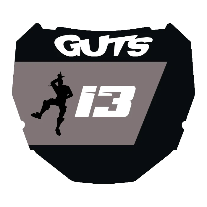 CUSTOM ODI NUMBER PLATE DECAL