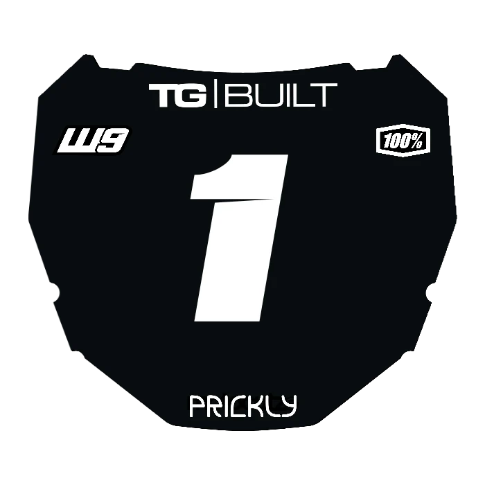 CUSTOM ODI NUMBER PLATE DECAL