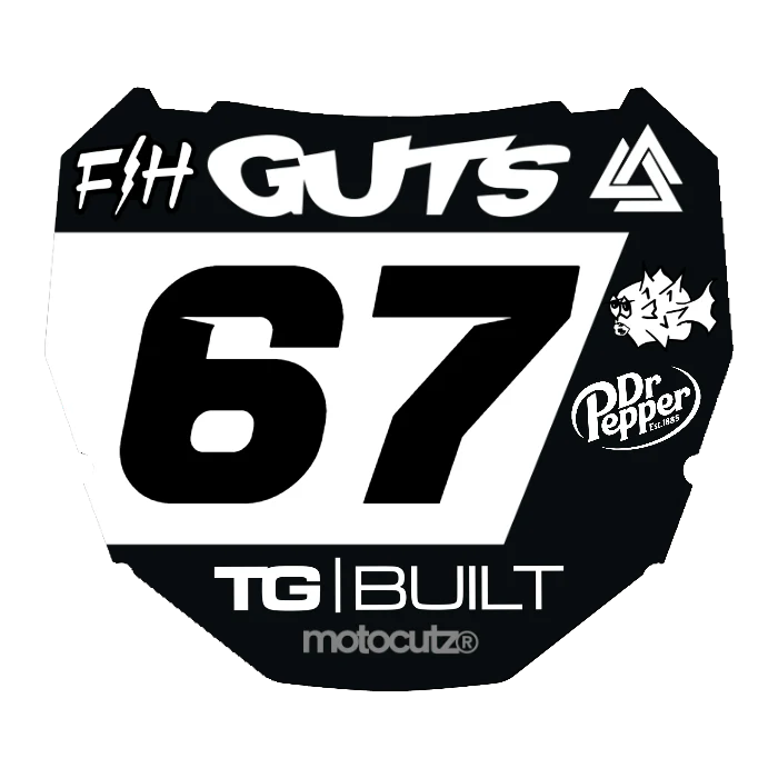 CUSTOM ODI NUMBER PLATE DECAL