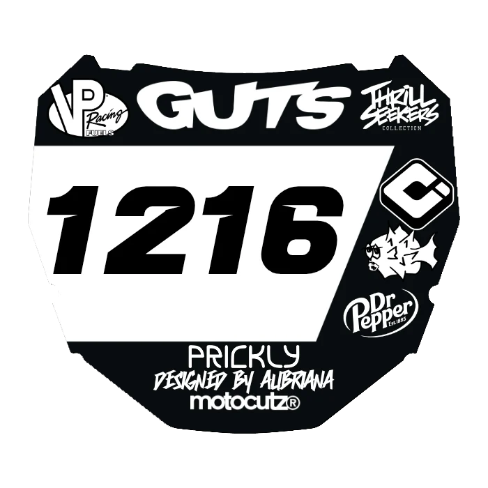 CUSTOM ODI NUMBER PLATE DECAL