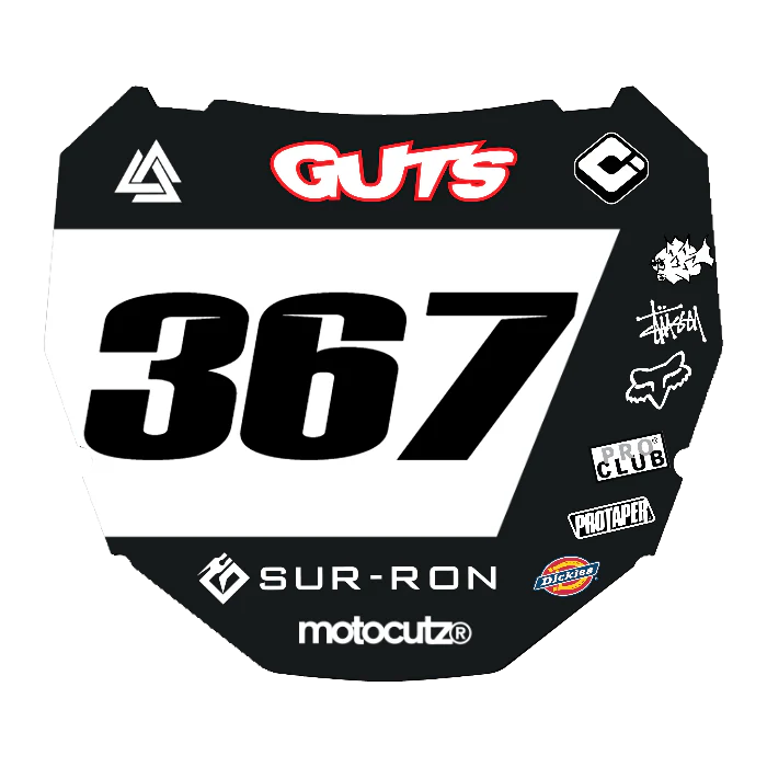 CUSTOM ODI NUMBER PLATE DECAL