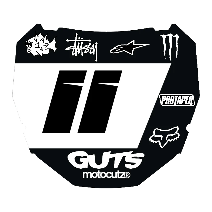 CUSTOM ODI NUMBER PLATE DECAL