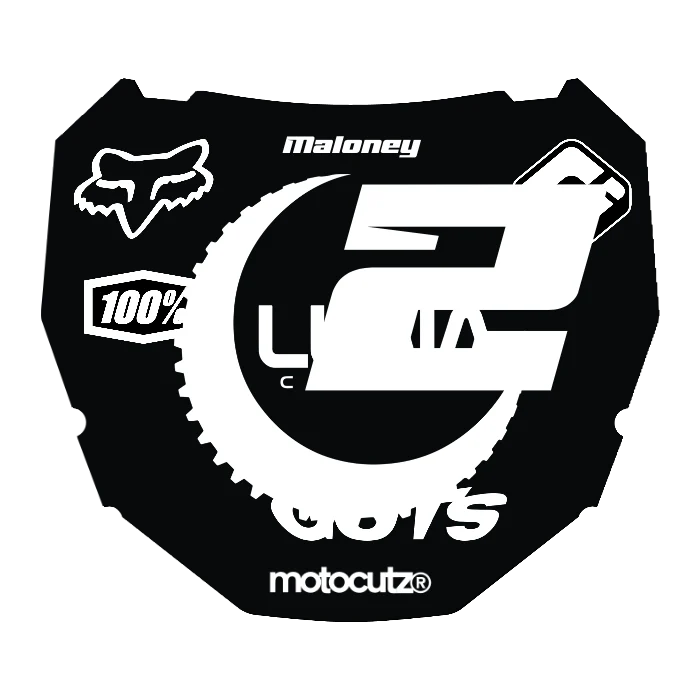 CUSTOM ODI NUMBER PLATE DECAL