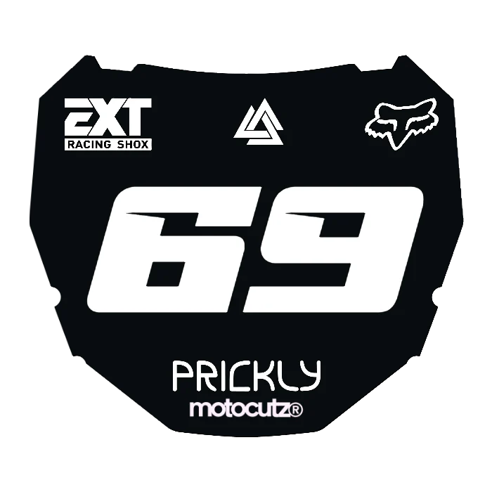 CUSTOM ODI NUMBER PLATE DECAL