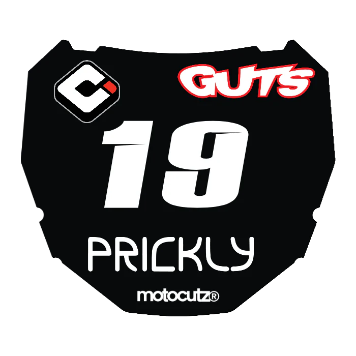 CUSTOM ODI NUMBER PLATE DECAL