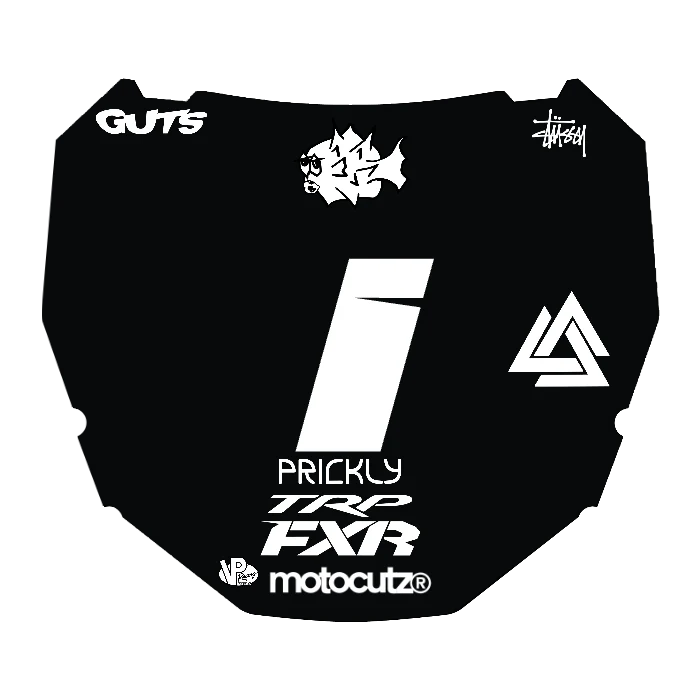 CUSTOM ODI NUMBER PLATE DECAL