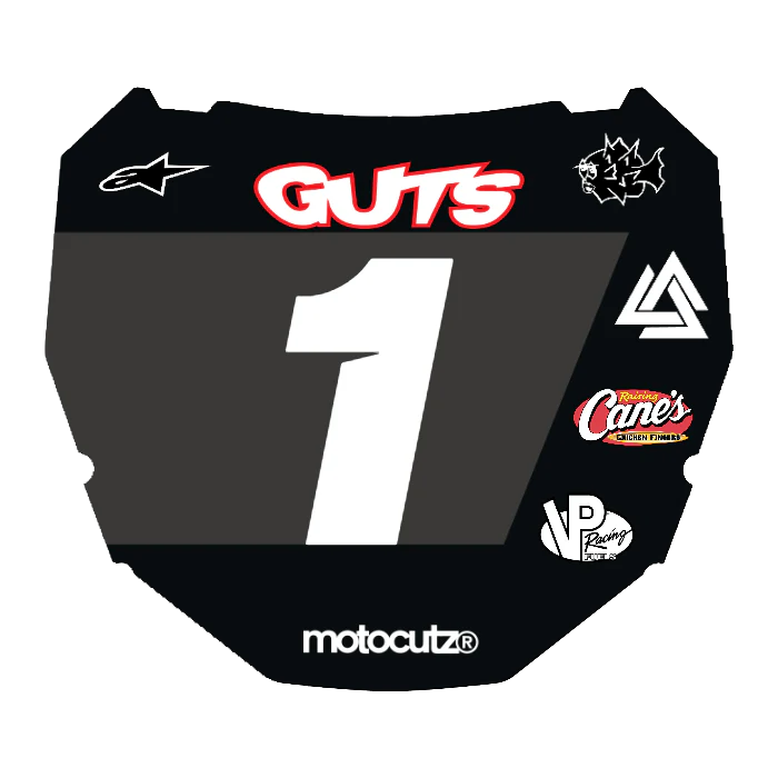 CUSTOM ODI NUMBER PLATE DECAL