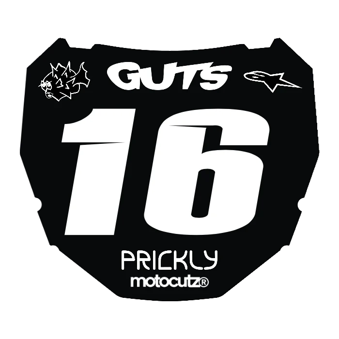 CUSTOM ODI NUMBER PLATE DECAL