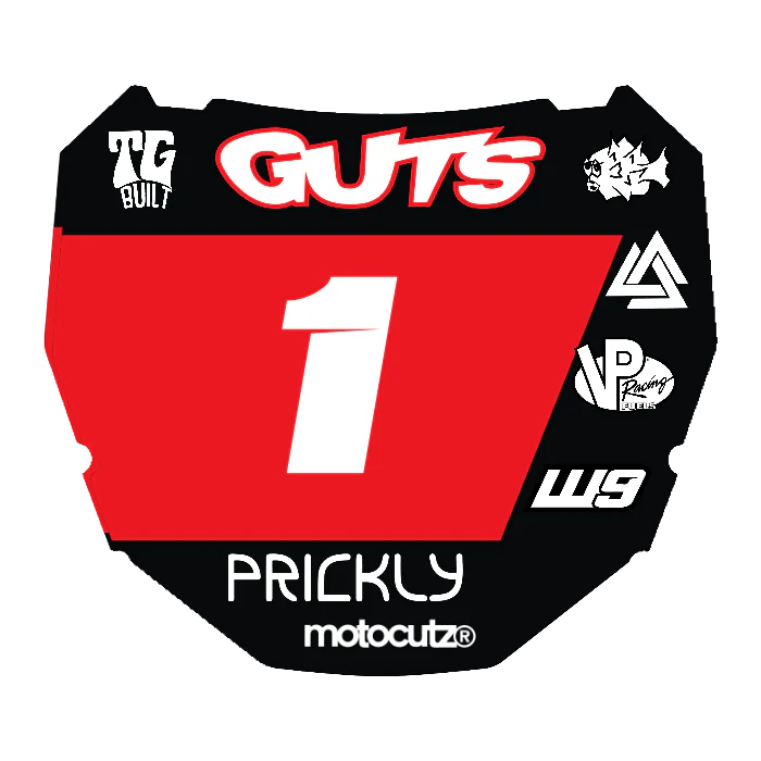 CUSTOM ODI NUMBER PLATE DECAL